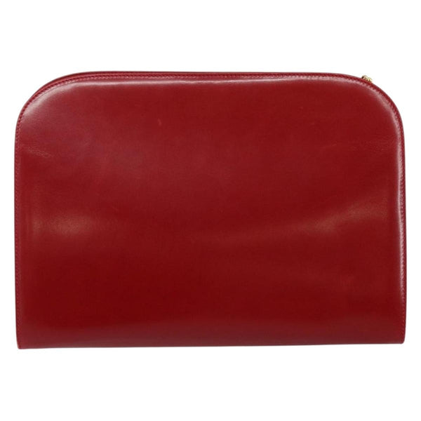 Salvatore Ferragamo Vintage Gancini Chain Shoulder Bag Leather Small