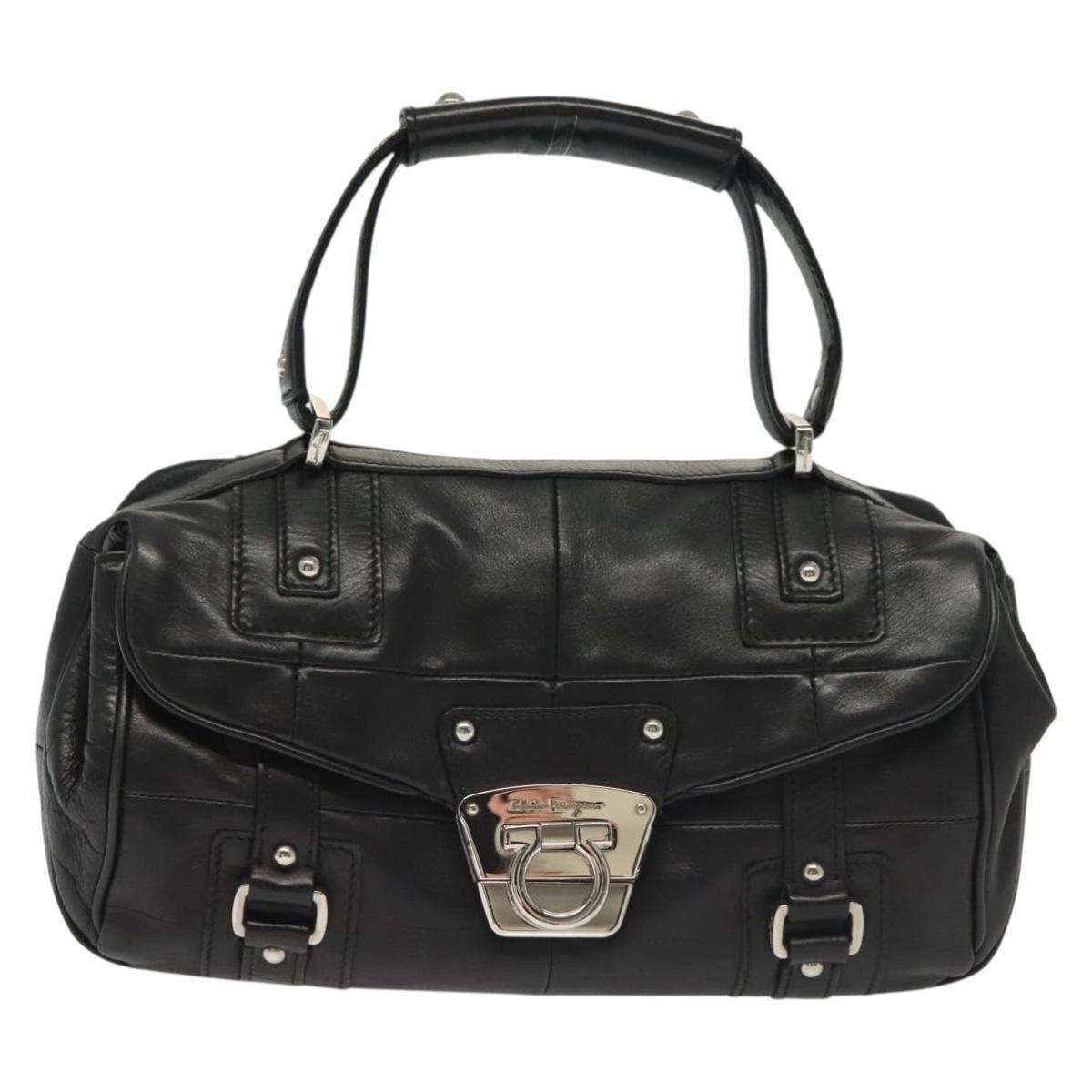 Salvatore Ferragamo Gancini handbag Leather - image 1