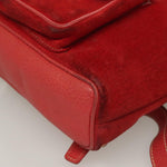 Gucci Vintage Bamboo Backpack Suede Small - image 12
