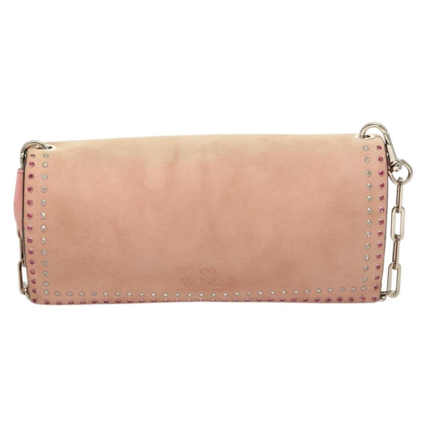 Valentino Garavani Turnlock Chain Shoulder Bag Suede