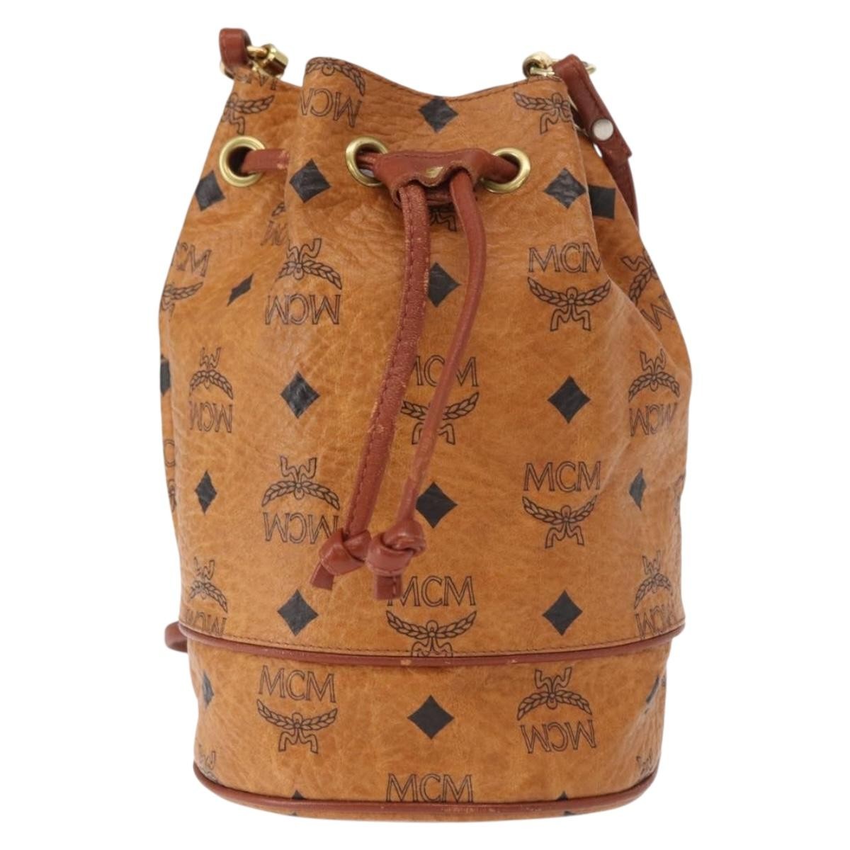 MCM Visetos Shoulder bag Canvas and Leather - image 1