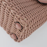 Salvatore Ferragamo Boxyz Top Handle Bag Woven Leather Medium - image 11