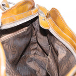 Salvatore Ferragamo Gancini handbag Suede - image 19