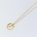 Christian Dior CD Pendant Necklace Metal - image 7