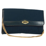 Christian Dior Vintage Chain Flap Shoulder Bag Diorissimo Canvas Medium - image 18