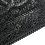 Chanel Vintage Timeless Cosmetic Case Caviar Small - image 10