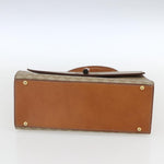 Celine Vintage Macadam Handbag Canvas and Leather - image 16