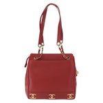 Chanel Vintage Metal CC Shoulder Bag Caviar Medium - image 2