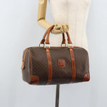 Celine Vintage Duffle Bag Canvas and Leather - image 13