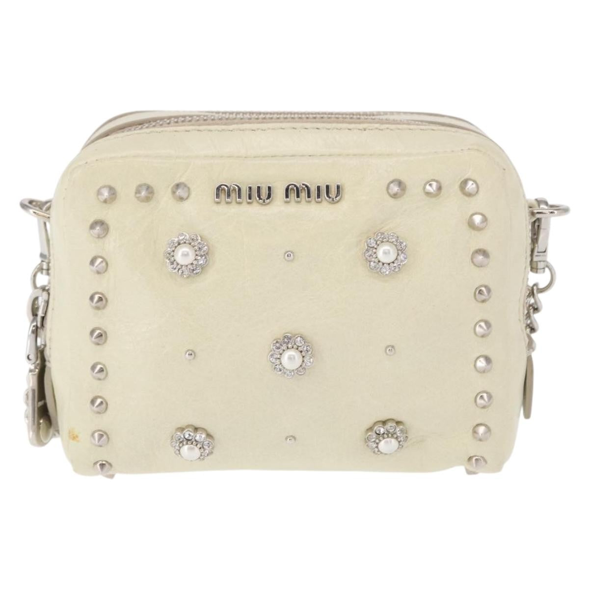 Miu Miu Chain Crossbody Bag Leather - image 1