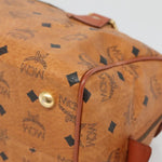 MCM Visetos Handbag Canvas and Leather - image 11