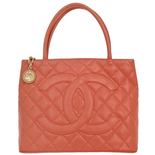 Chanel Medallion Tote Quilted Caviar - image 1