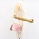 Chanel Vintage Camera Tassel Bag Satin - image 15