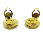 Chanel Vintage CC Round Clip-On Earrings Metal Small - image 4