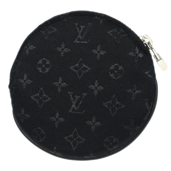 Louis Vuitton Round Coin Purse Limited Edition Monogram Silk