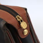 Fendi Vintage Pequin Convertible Boston Bag Coated Canvas Medium - image 14