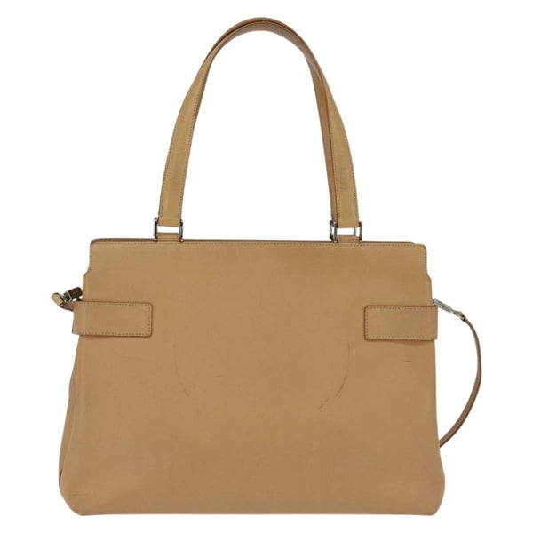 Salvatore Ferragamo Gancini Tote Leather