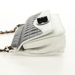 Chanel Chocolate Bar Mademoiselle Shoulder Bag Quilted Lambskin Medium - image 3