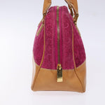 Celine Vintage Macadam Handbag C Macadam Suede - image 4