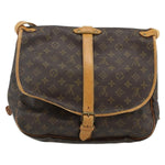 Louis Vuitton Saumur Handbag Monogram Canvas 35 - image 1
