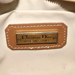 Christian Dior Vintage Honeycomb Zip Pouch Canvas and Leather - image 6