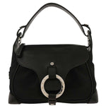Bvlgari Logomania Shoulder Bag Canvas with Leather - image 1