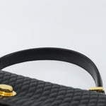 Bally Vintage Handbag Quilted Leather - image 15