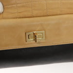 Chanel Chocolate Bar CC Handbag Quilted Lambskin - image 19
