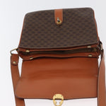 Celine Vintage Macadam Shoulder Bag Canvas and Leather - image 18