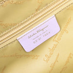 Salvatore Ferragamo Basket Gancini Handbag Leather and Wicker - image 4