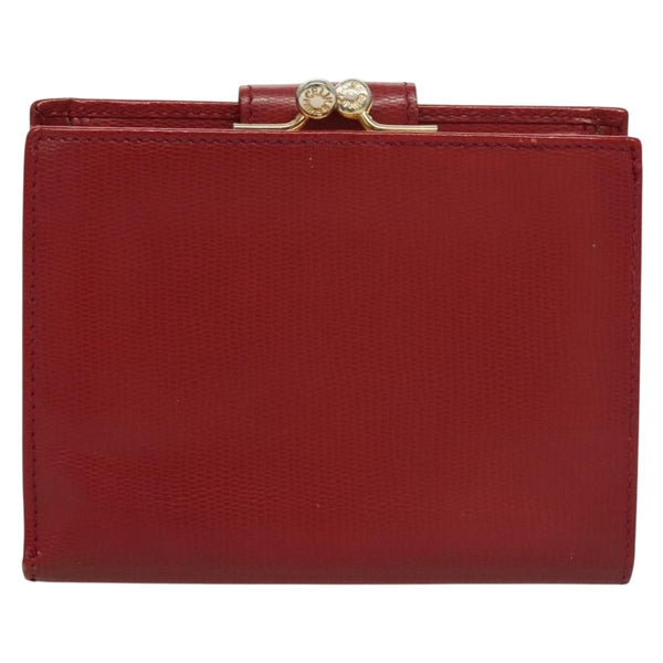 Celine Circle Logo Compact Wallet Leather