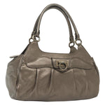 Salvatore Ferragamo Gancini handbag Leather - image 19