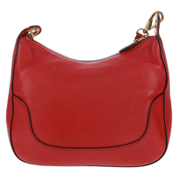 Prada Striped Strap Zip Hobo Vitello Daino Medium