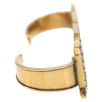 Gucci Loved Palm Cuff Ring Crystal Embellished Metal - image 4