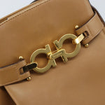 Salvatore Ferragamo Gancini Shoulder Bag Leather - image 12