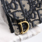 Christian Dior Saddle Card Case Oblique Canvas - image 12