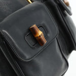 Gucci Vintage Bamboo Backpack Leather - image 20