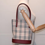 Burberry Nova Check Tote Canvas and Leather - image 13