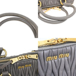Miu Miu Madras Bowler Bag Matelasse Leather Medium - image 10