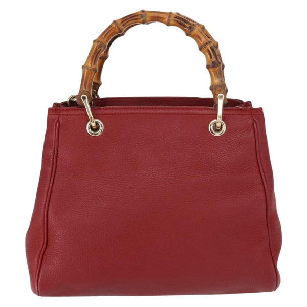 Gucci Bamboo Shopper Tote Leather Small