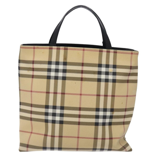 Burberry Nova Check Tote canvas check pattern Small