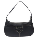 Salvatore Ferragamo Gancini Shoulder Bag Leather - image 1