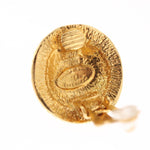 Chanel Vintage 31 Rue Cambon Round Clip-On Earrings Metal - image 6