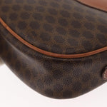 Celine Vintage Macadam Shoulder Bag Canvas and Leather - image 12