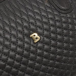 Bally Vintage Handbag Quilted Leather - image 13