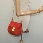 Chloe Drew Crossbody Bag Leather and Suede Small - image 14