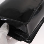 Salvatore Ferragamo Gancini Chain Shoulder bag Patent leather - image 10