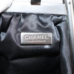 Chanel Drawstring Bucket Bag Chevron Patchwork Canvas Small - image 19