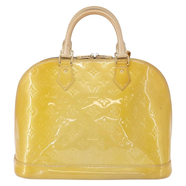 Louis Vuitton Alma Handbag Patent Leather