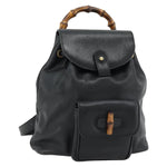 Gucci Vintage Bamboo Backpack Leather Mini - image 1